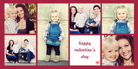 Valentine Collage - Holiday Flat Card