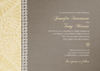 Graceful Taupe (Copy) - Wedding Flat Card