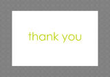 Wedding Thank You Cards - Textured Squares