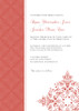 Royal Floral Motif - Wedding Flat Card