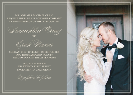 Classic Photo Invite