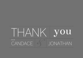 Modern Type Thank You