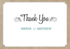 Elegant Ticket Thank You