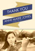 Grad Banner Thank You - Folded Card