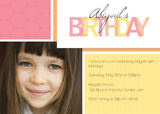 Birthday Party Invitations - Sherbet Birthday