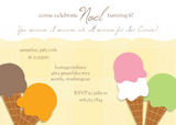 Birthday Party Invitations - Sweet Scoops