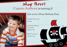 Birthday Party Invitations - High Seas Soiree