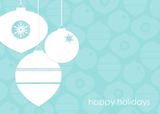 Christmas Cards - Ornament Trio