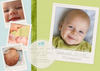 Sweet Blue Train - Baby Flat Card