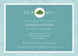 Boys Baby Shower Invitations - Turtle Shower