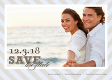 Save the Date Cards - Brown and Blue