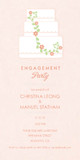 Engagement Party Invitations - Three Layer Cake