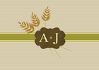 Golden Grains - Wedding Folded Card