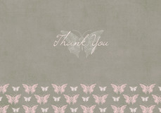 Baby Shower Thank You - Lace Silhouette