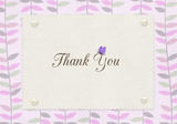 Baby Shower Thank You - Pink Butterflies