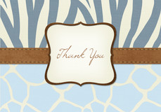 Baby Shower Thank You - Wild One