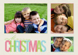 Holiday Photo Cards - Bold Christmas Type