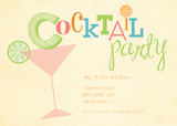 Party Invitations - Fruity Cocktails