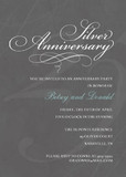 Anniversary Invitations - Silver Anniversary