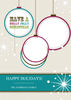 Retro Winter - Holiday Flat Card