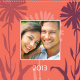 Custom Calendars - Floral Silhouettes
