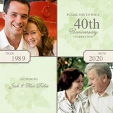 Anniversary Invitations - Floral Delight